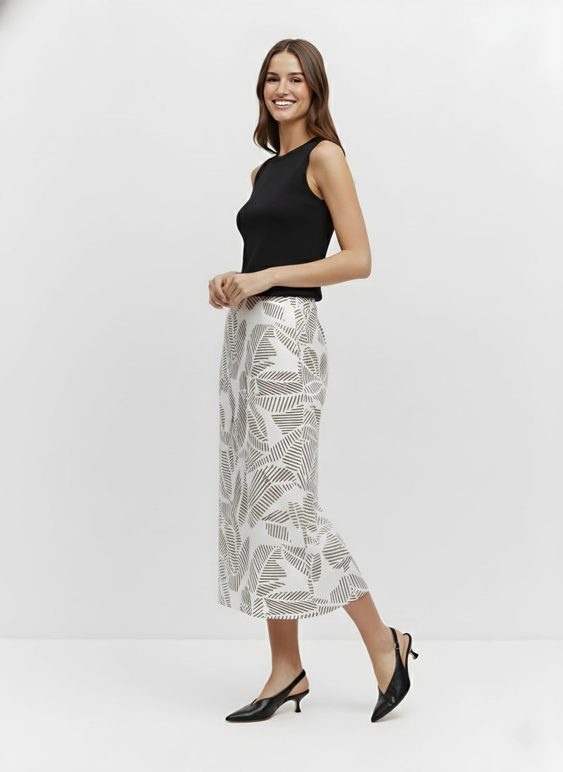 Women's Terra Line Foliage Harmony Midi Skirt