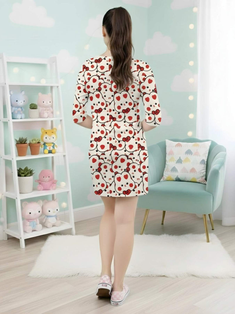 Women's Cherub Dot Serenity Oversized Dress