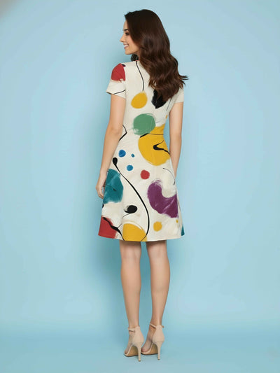 Women's Celestial Carnival Starlit Soirée Dress