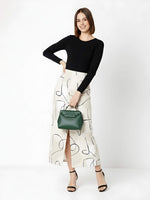 Women's Vienna Scribble Essence Midi Skirt