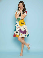 Women's Celestial Carnival Starlit Soirée Dress