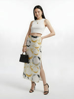 Women's Sunburst Halo Lumina Midi Skirt