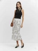 Women's Terra Line Foliage Harmony Midi Skirt