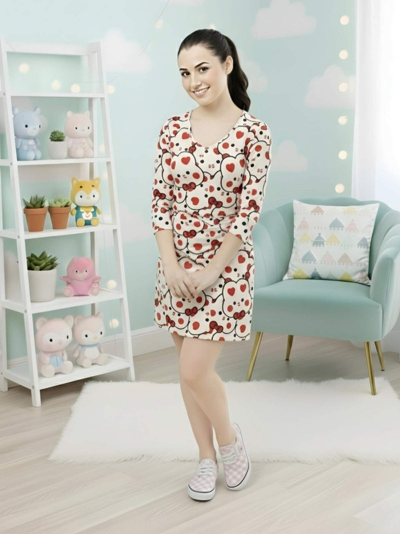 Women's Cherub Dot Serenity Oversized Dress