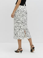 Women's Crystal Shards Radiance Midi Skirt